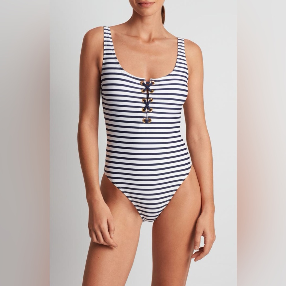 NWT Lace Up One-Piece Swimsuit
Lauren Ralph Lauren
